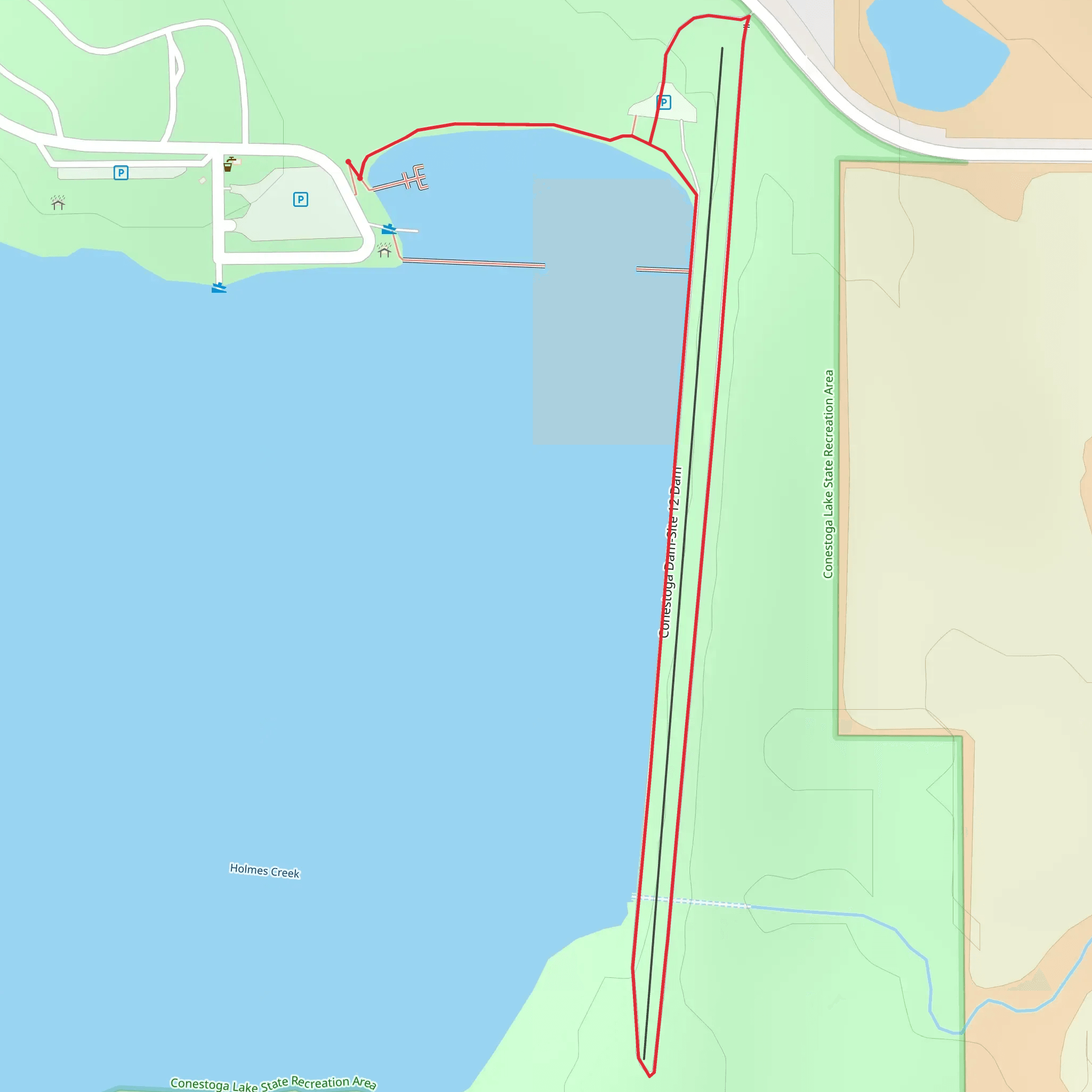 Conestoga Lake Ramp Walk mobile static map