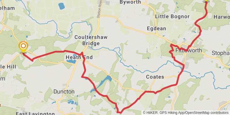 Serpent Trail stage 4 Map