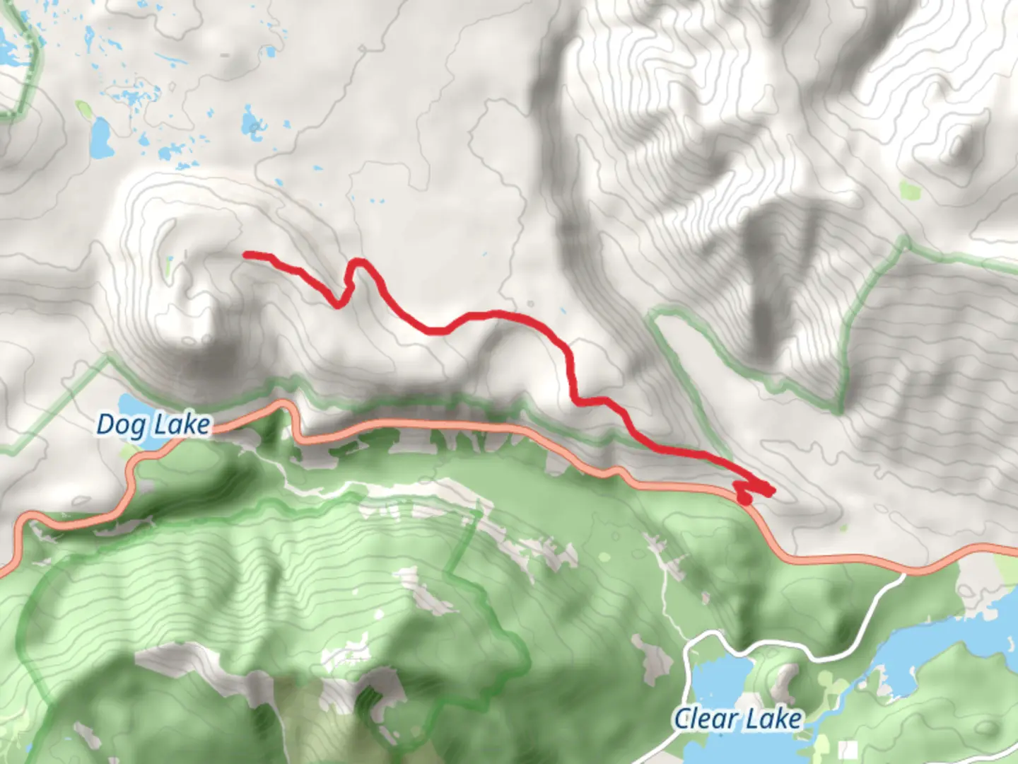An image depicting the trail Sprial Butte Trail and its surrounding area.