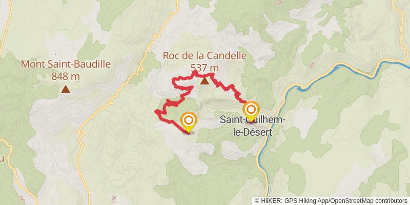 Via Tolosana alt 1 Map