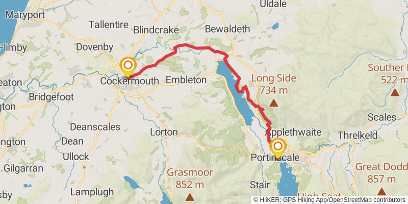 Allerdale Ramble stage 2 Map