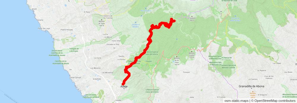 Camino de Teresme PR TF 71 stage 3 Map