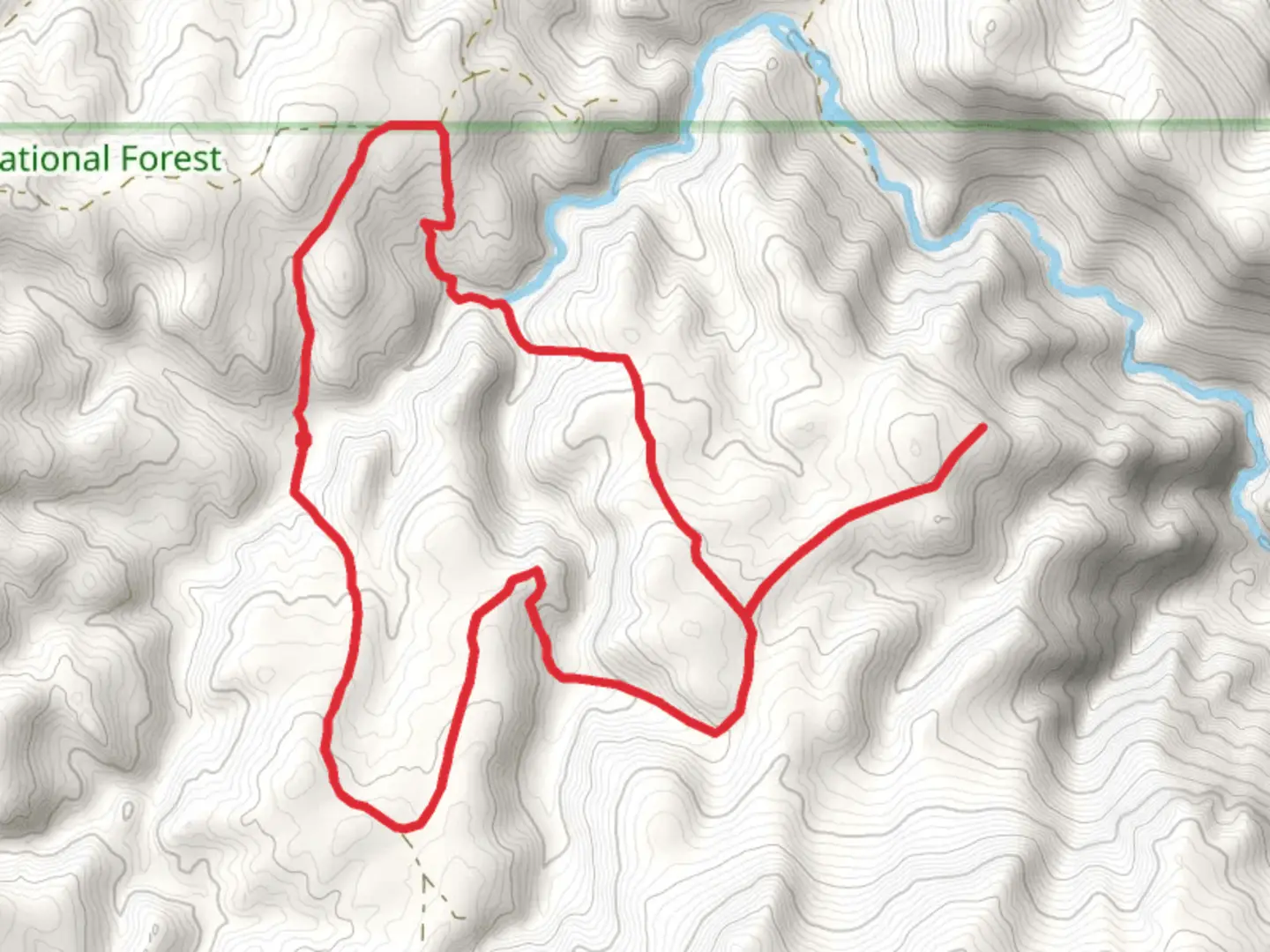An image depicting the trail Little Goose Campground Loop and its surrounding area.