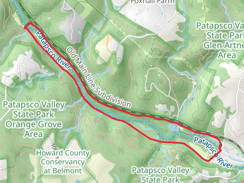 Grist Mill and Swinging Bridge Loop Trail