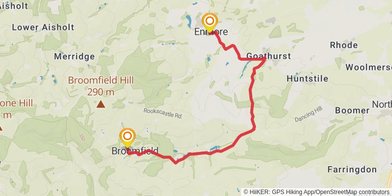 Quantock Greenway stage 4 Map