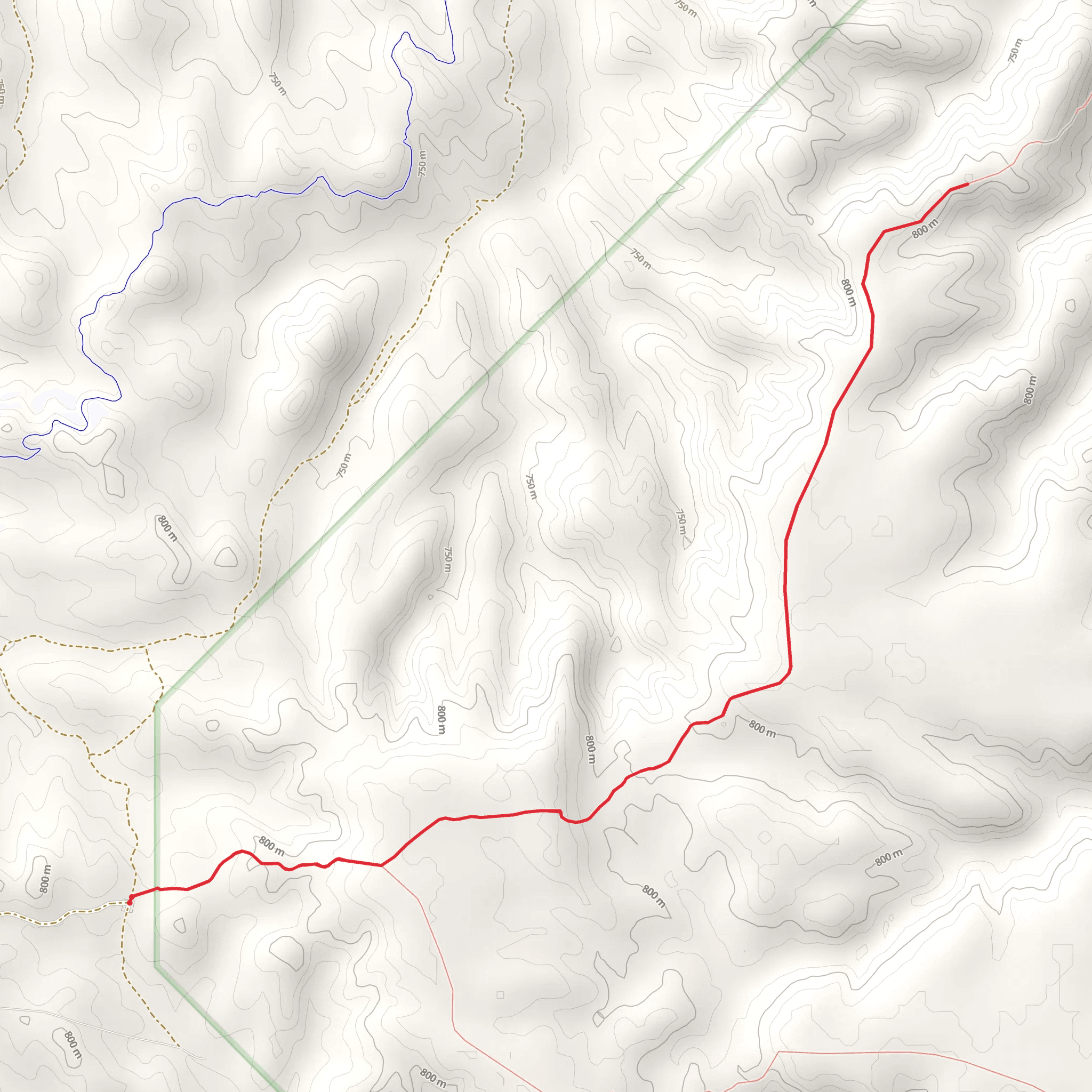 Petrified Forest Loop Trail - Short mobile static map