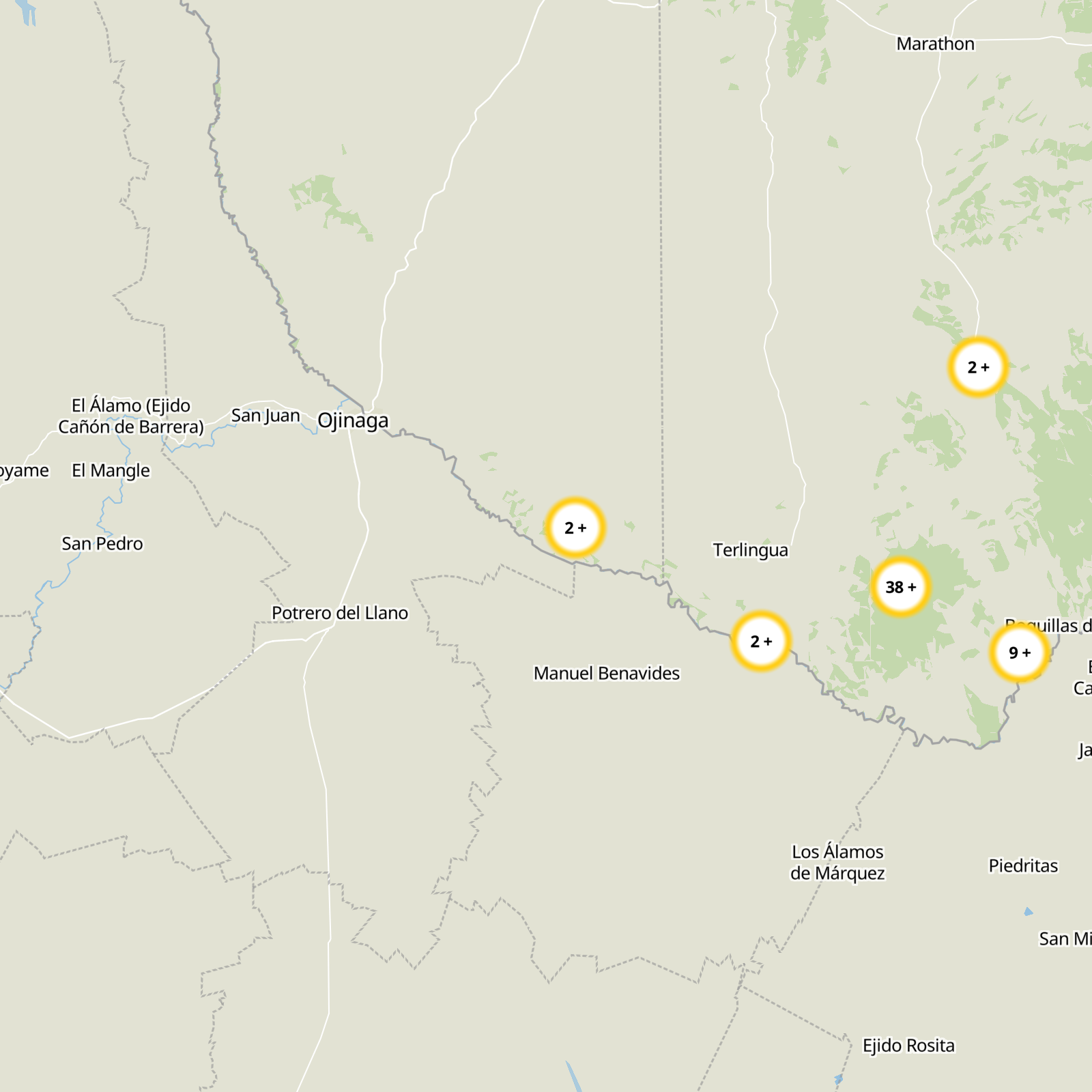 Presidio County Static Map