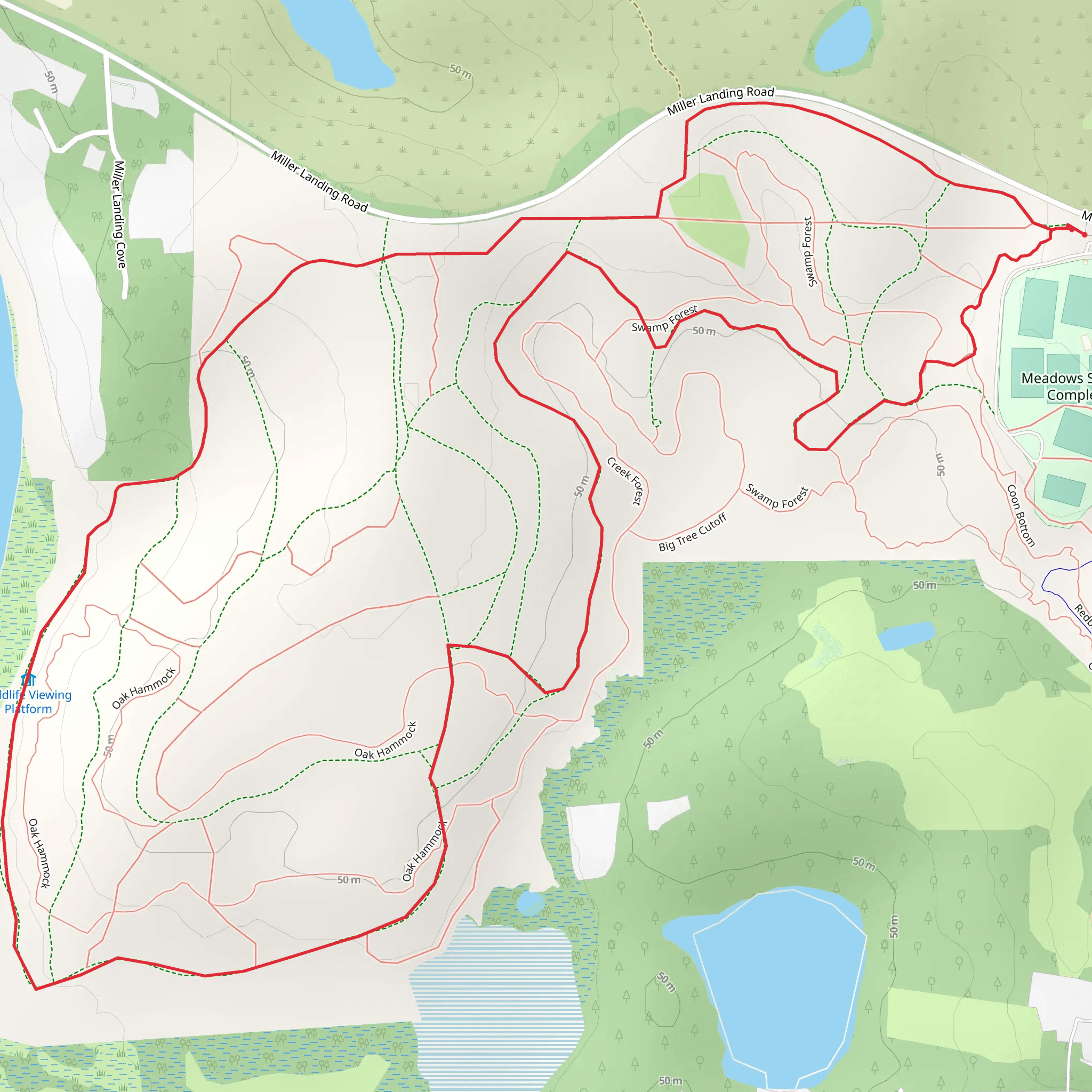 Lake Jackson East Loop mobile static map