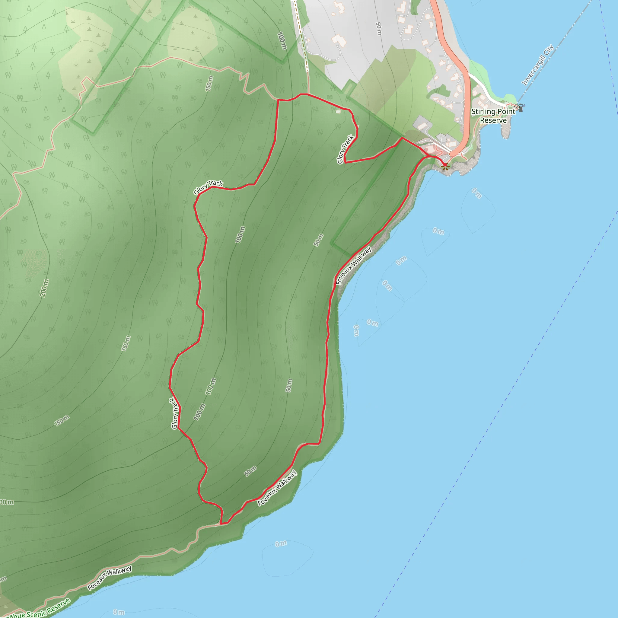 Glory Track mobile static map