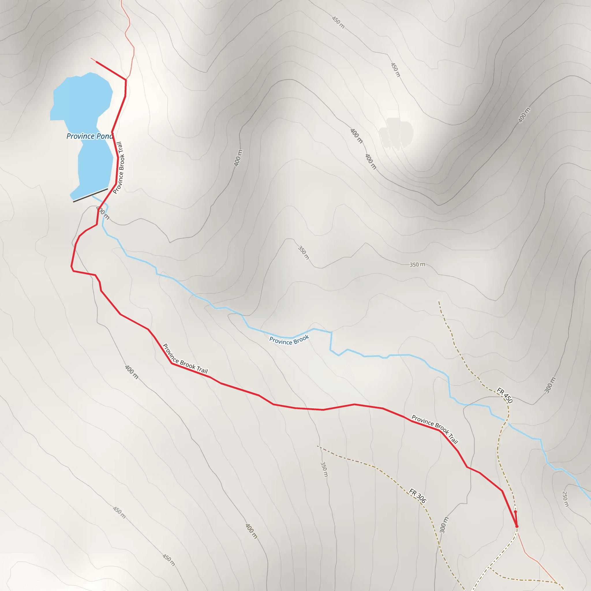 Province Pond mobile static map