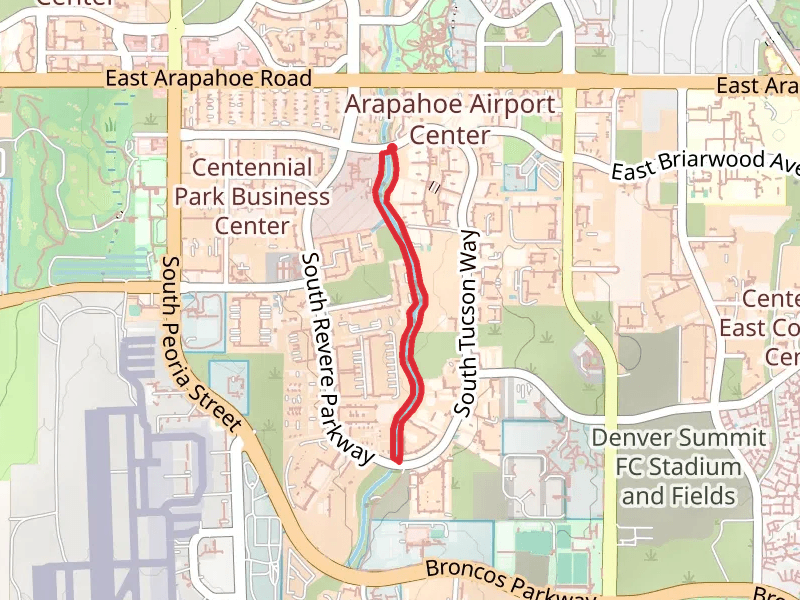 Lone Tree Creek Loop - East Briarwood Avenue