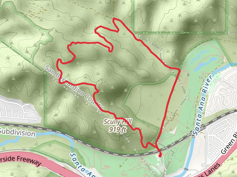 Lower Aliso Canyon Trail, Scully Hill Trail and Scully RIdge Trail Loop