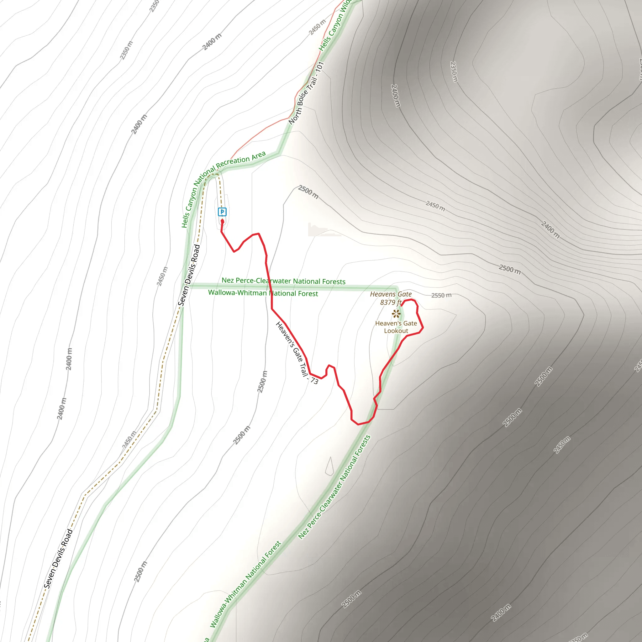 Heavens Gate mobile static map