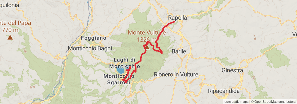 Sentiero Italia - Puglia Section stage 15 Map