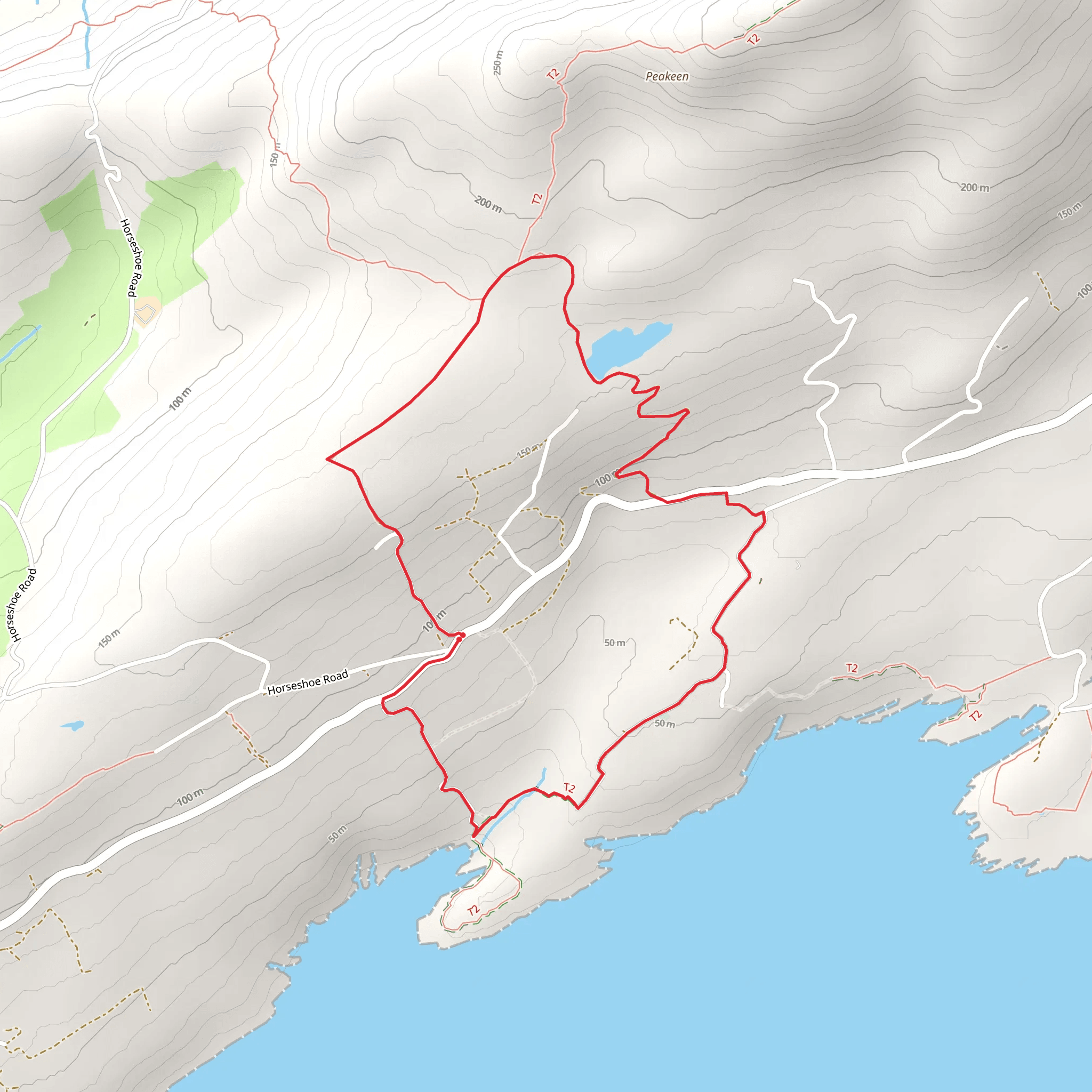 Sheep's Head Caher Loop mobile static map