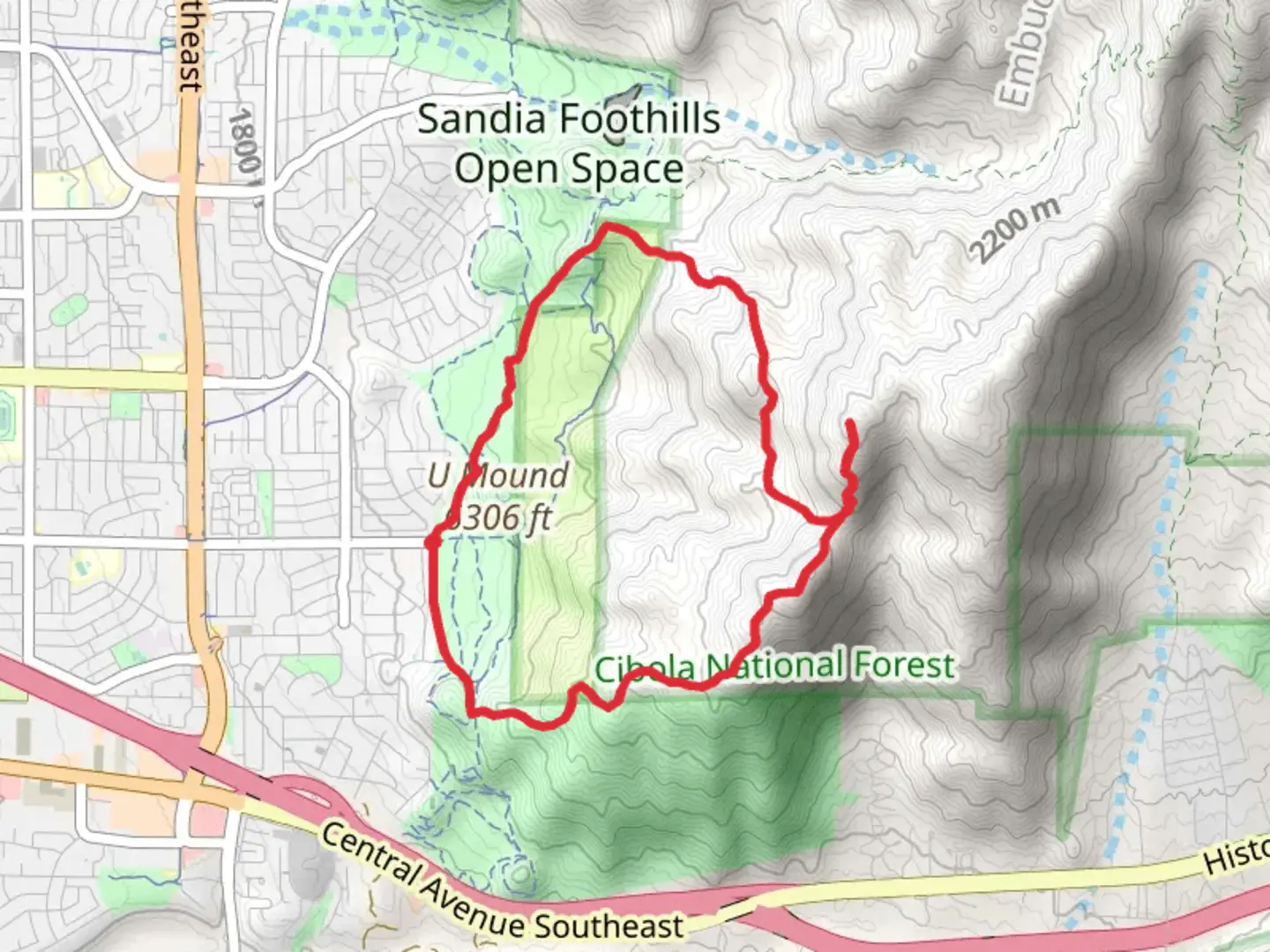 An image depicting the trail Mano Loop Trail and its surrounding area.
