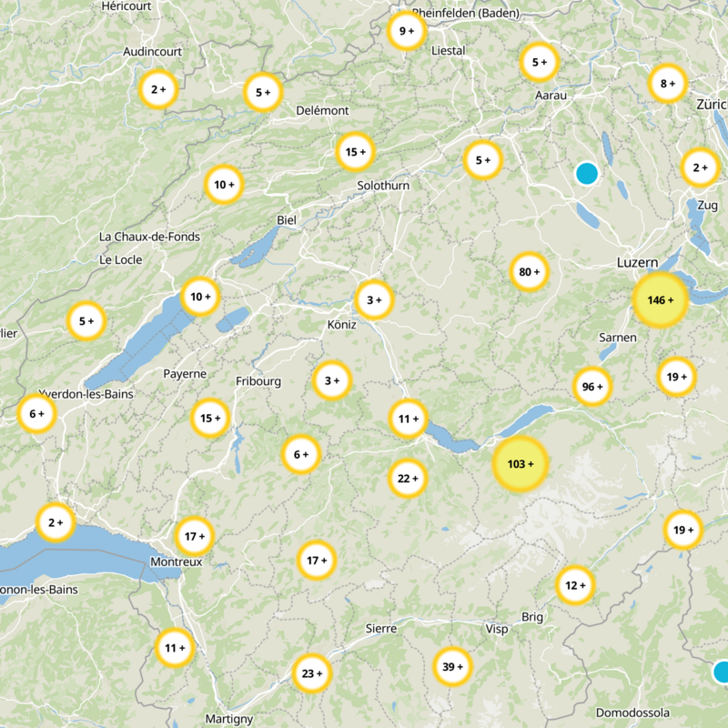 Bern-Mittelland administrative district Static Map