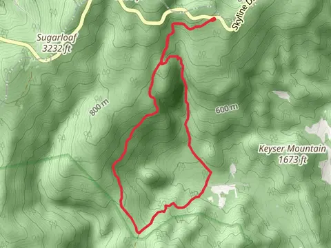 Keyser Run Road and Little Devils Stairs Loop Trail