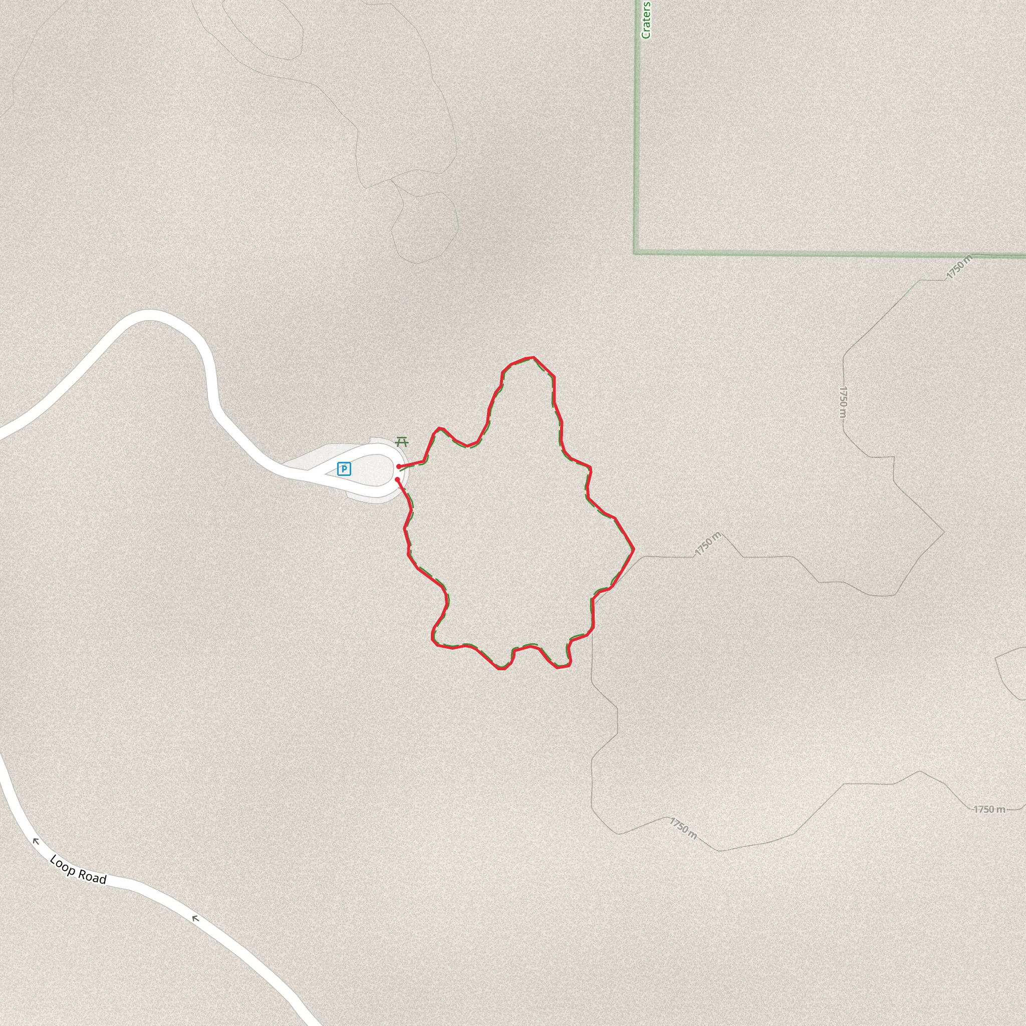 Devils Orchard Nature Loop Trail mobile static map