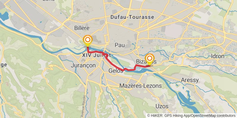 Way of Henri IV alt 1 Map