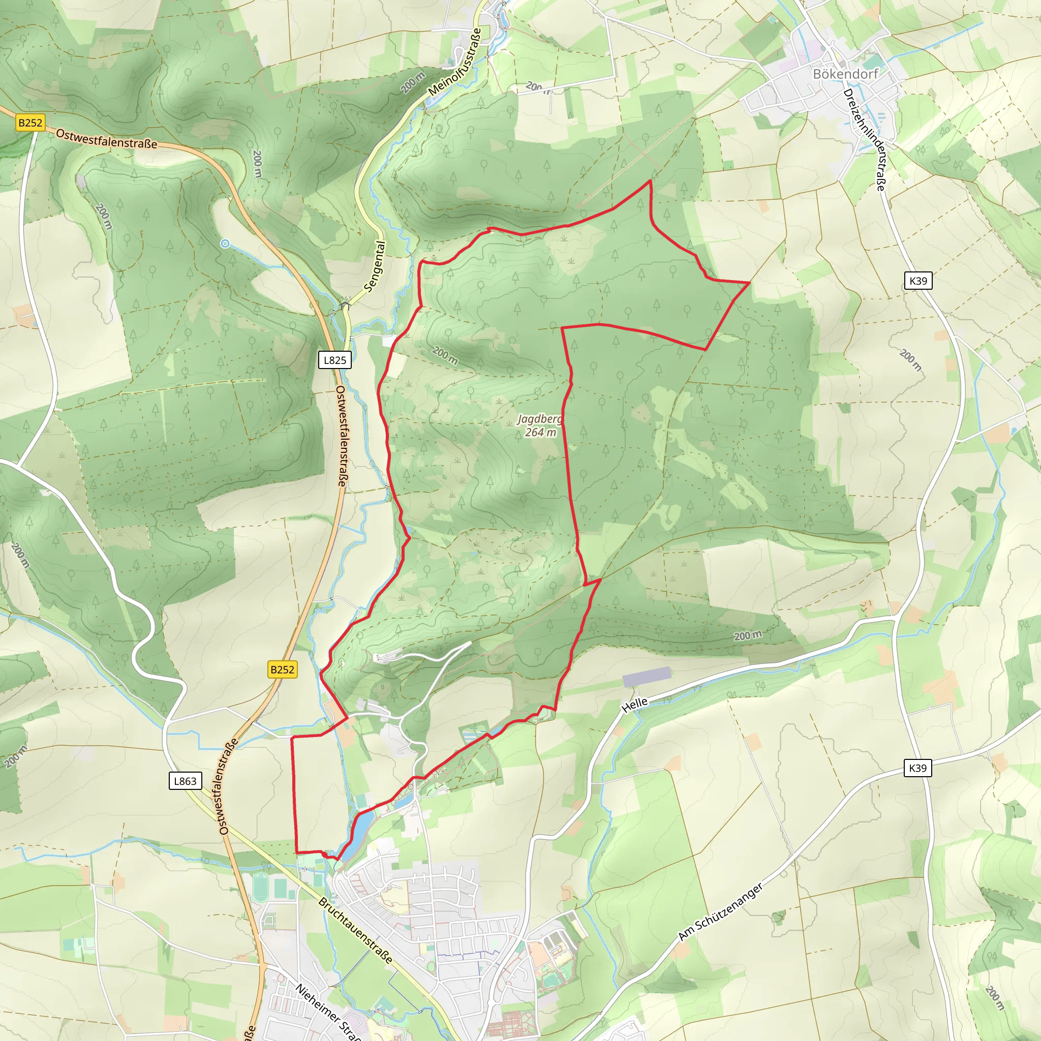 Kutscherweg mobile static map