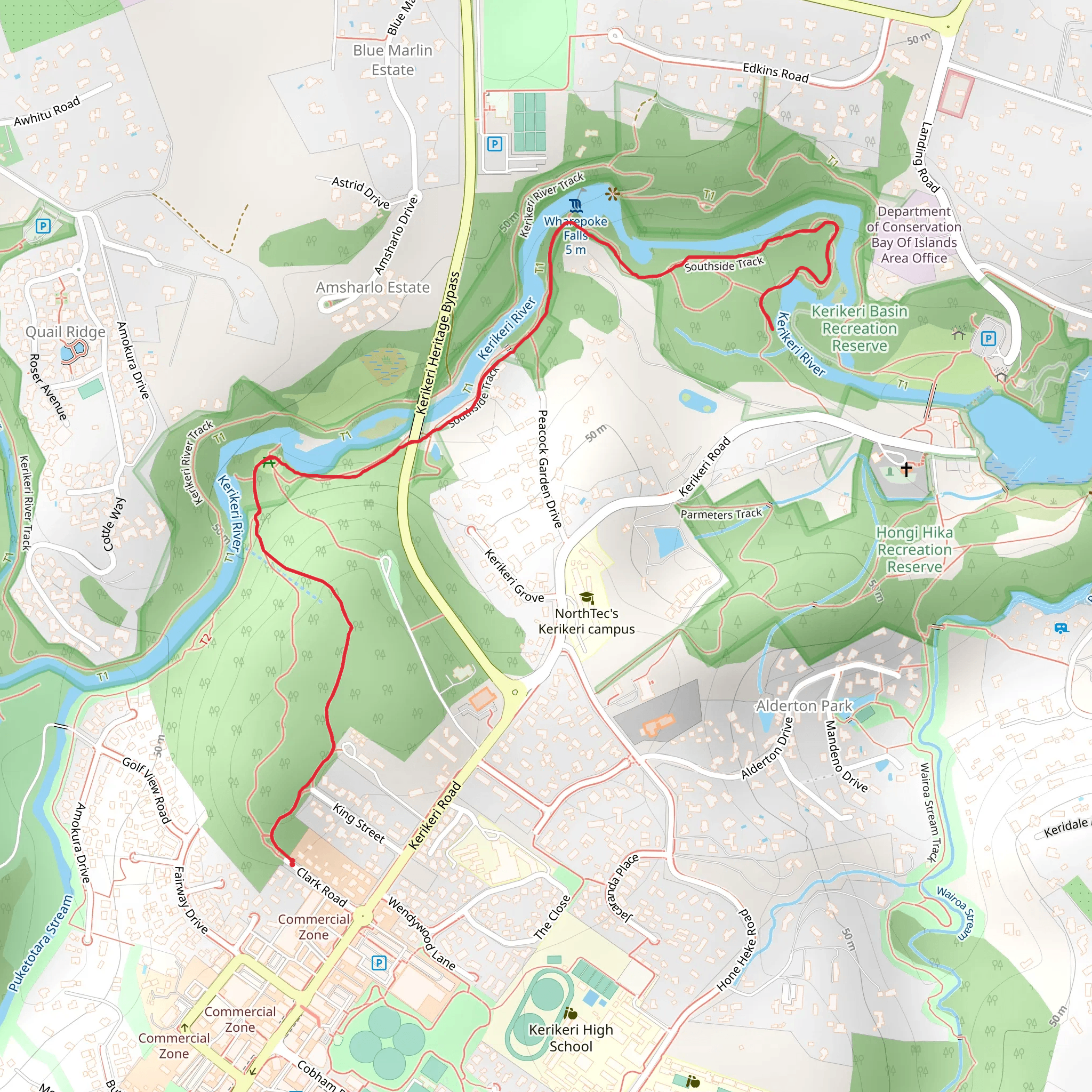 Fairy Pools via Southside Track mobile static map