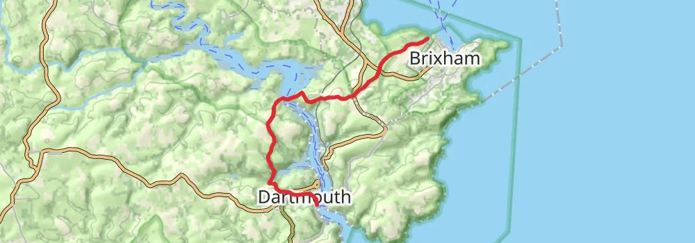 South West Coast Path alt 8 Map