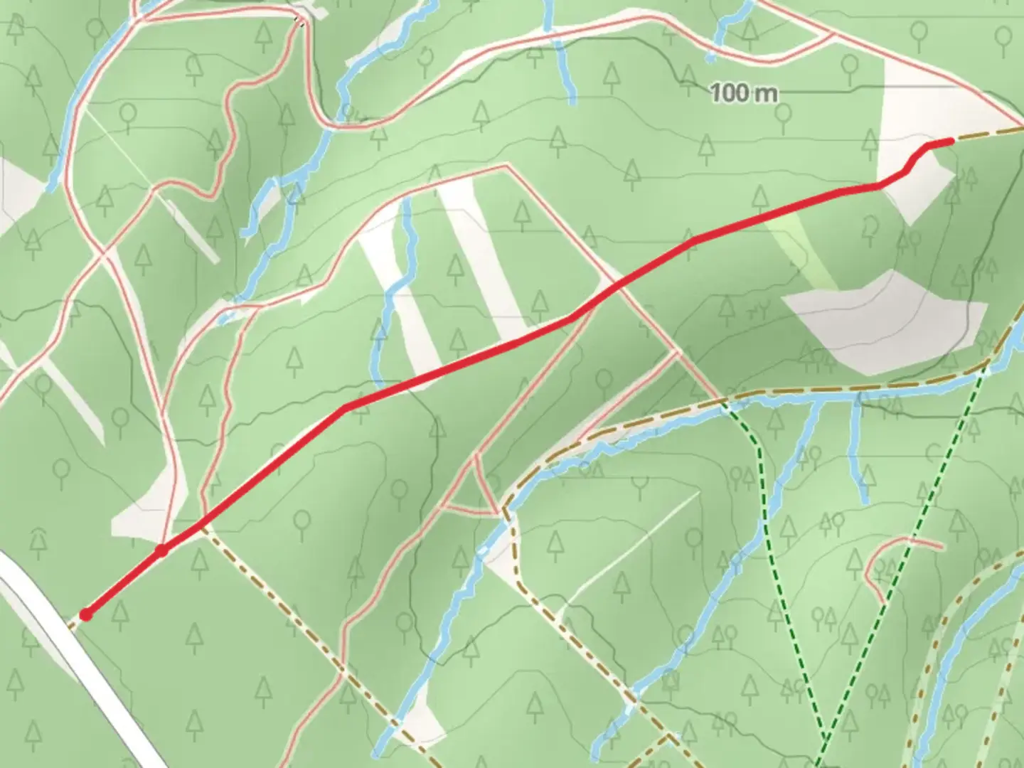 An image depicting the trail Yearsley Wood Short Walk and its surrounding area.