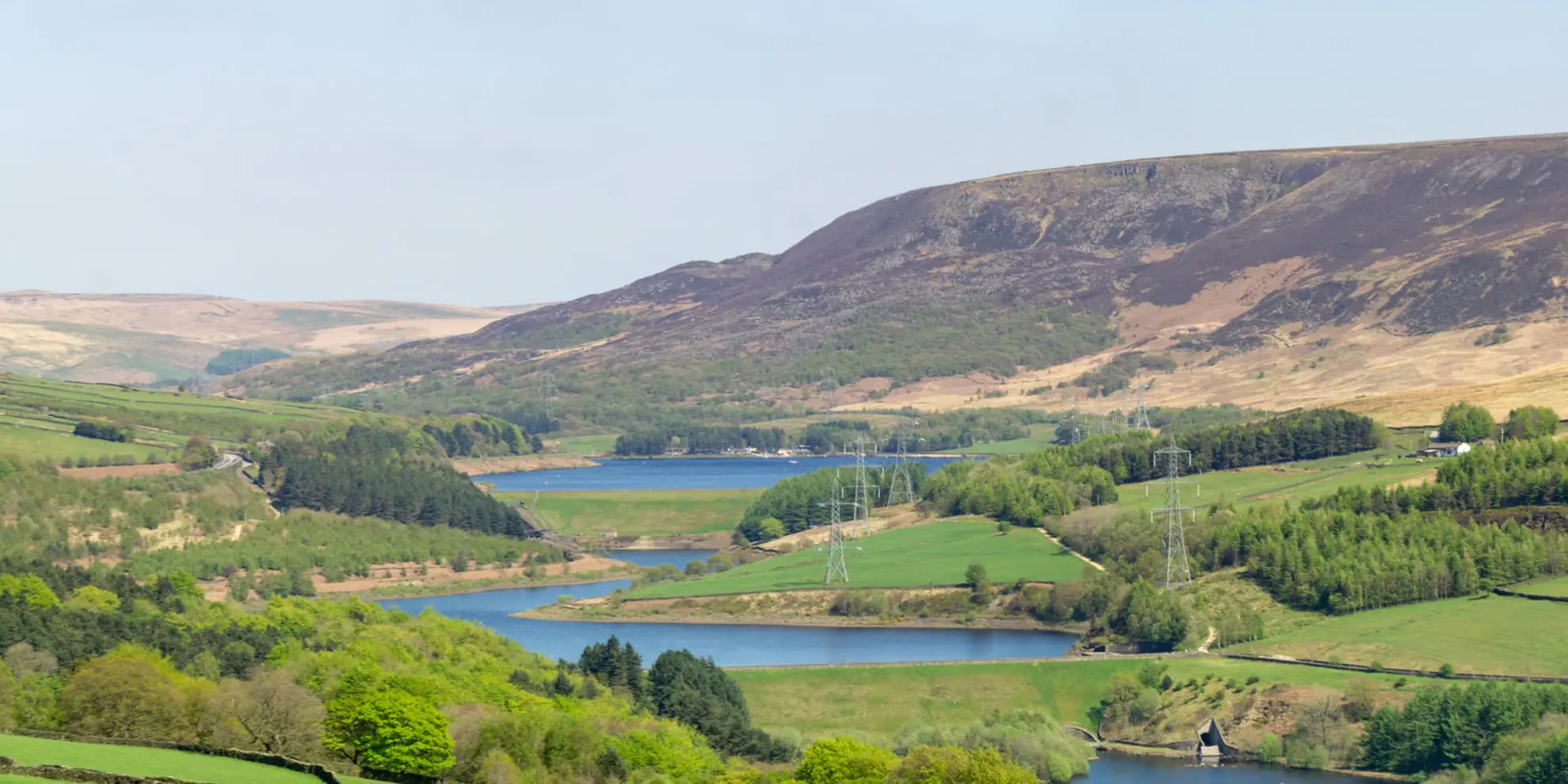 An image depicting the trail Reservoirs Walk from Tintwistle and its surrounding area.
