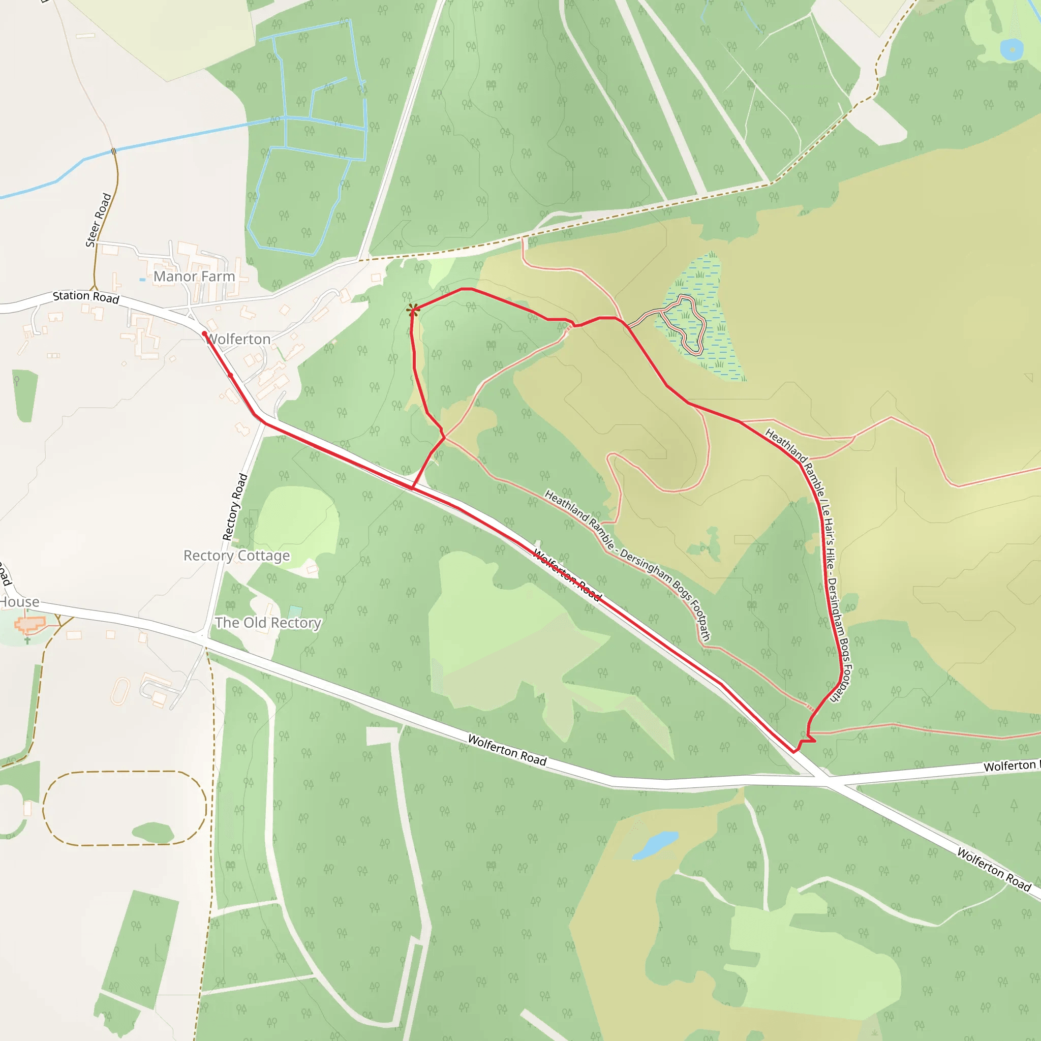 Wolferton mobile static map