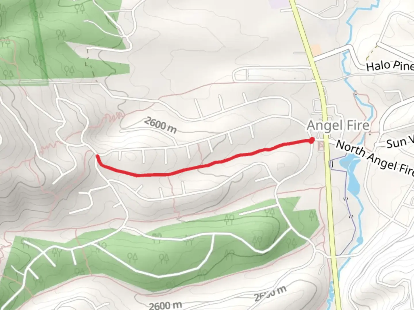 An image depicting the trail Deer Walk and its surrounding area.