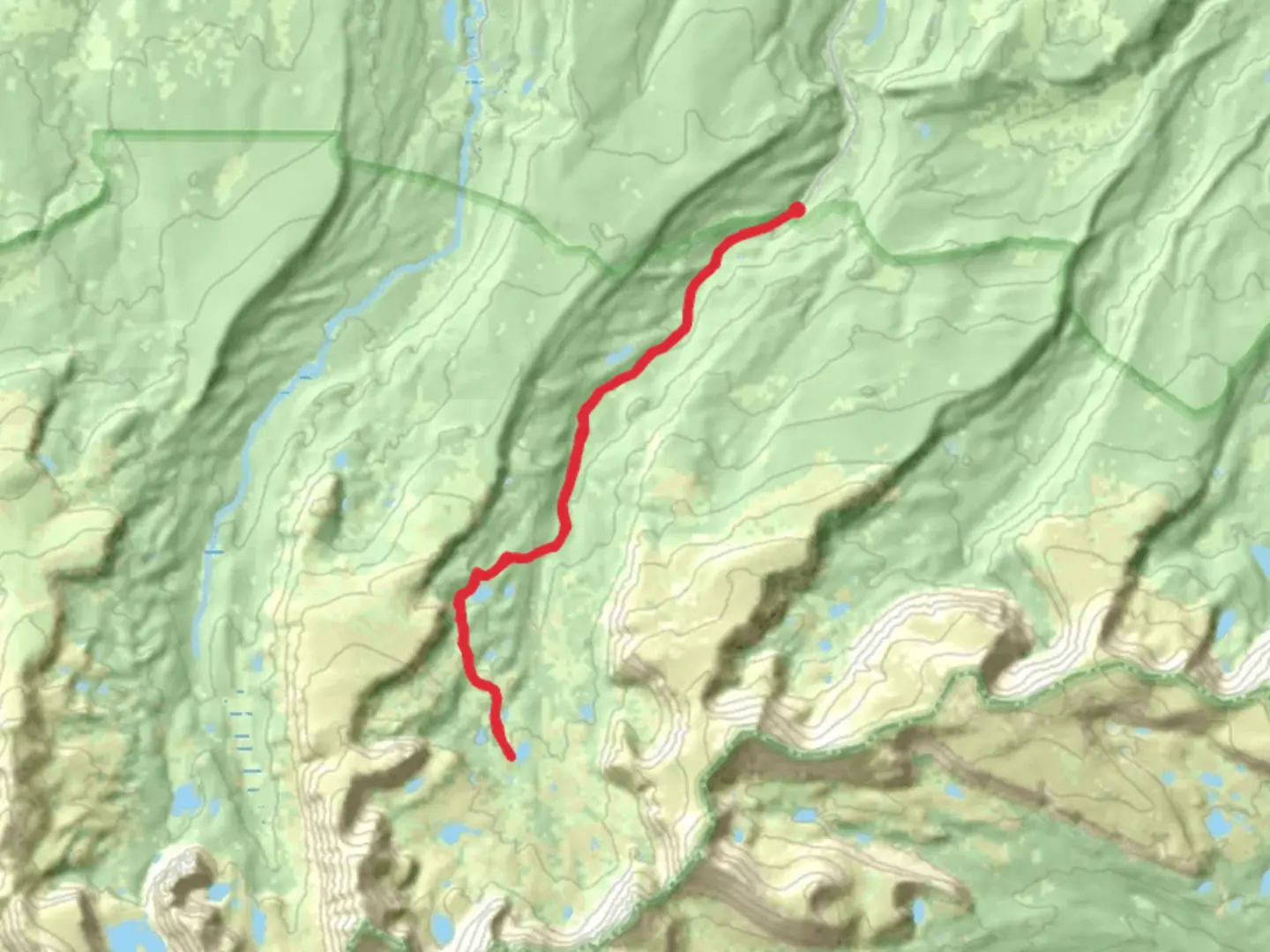 An image depicting the trail Henry's Fork Basin Trail and its surrounding area.