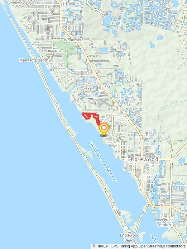 Lemon Bay Park Loop mobile static map