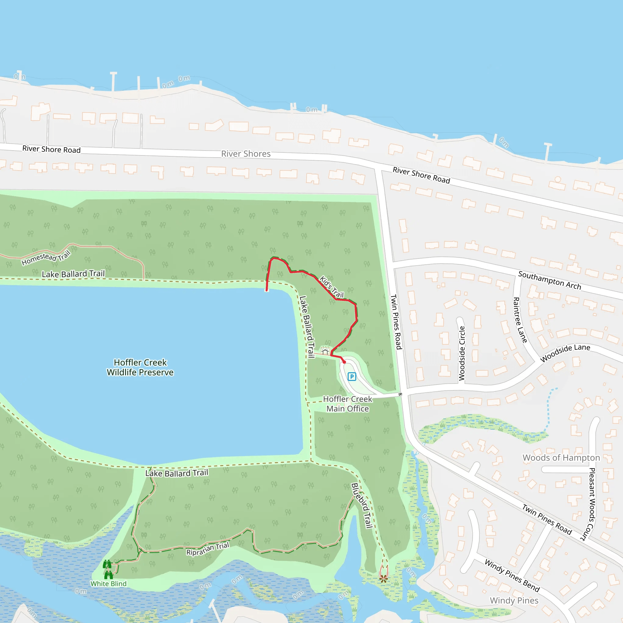 Kid's Trail mobile static map