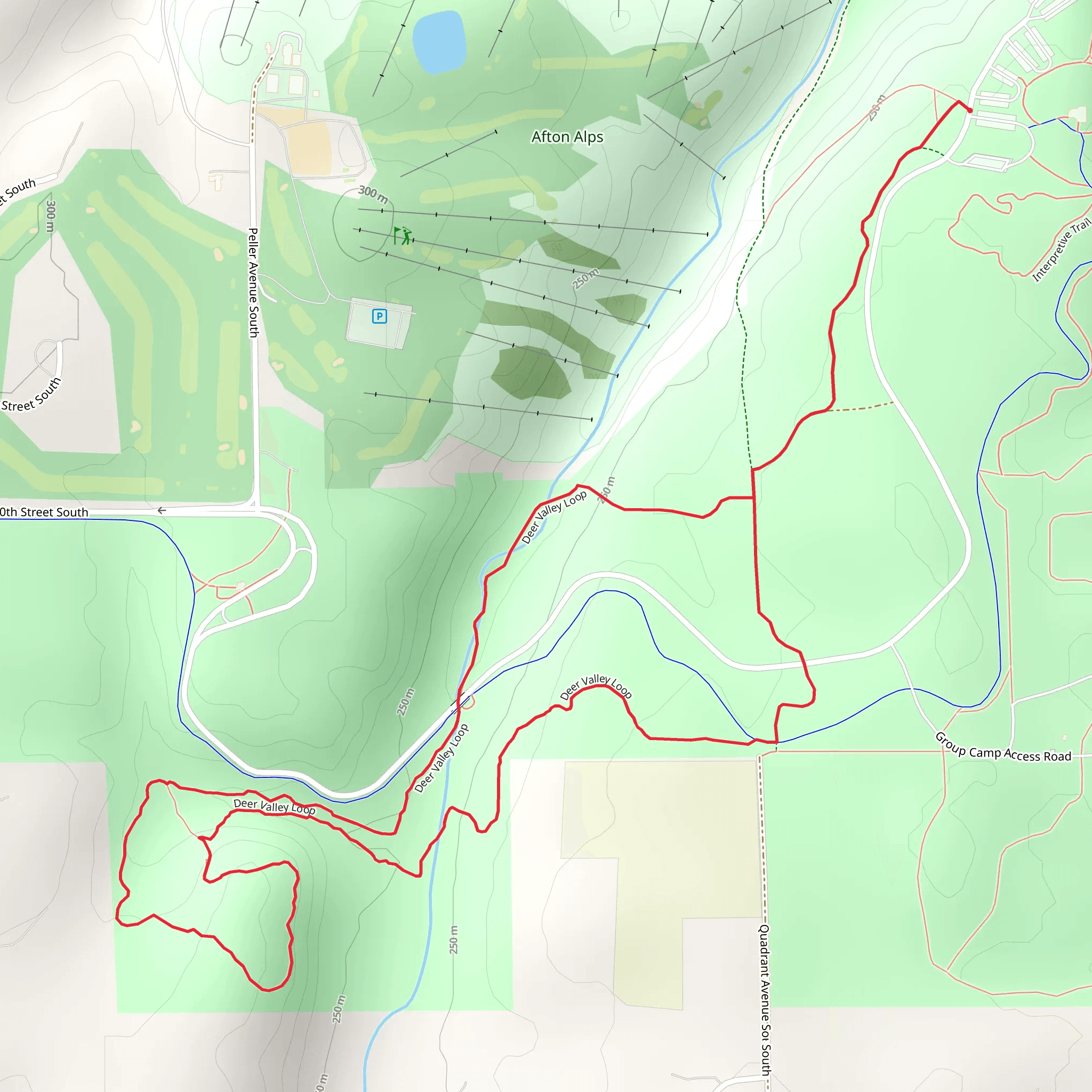Deer Valley Loop mobile static map