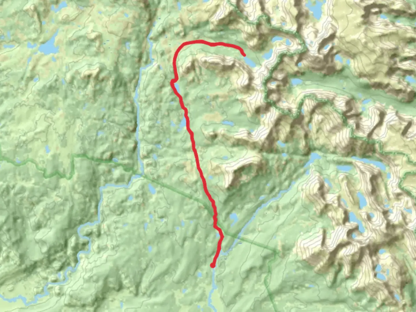 An image depicting the trail CDT and Hailey Pass trail and its surrounding area.