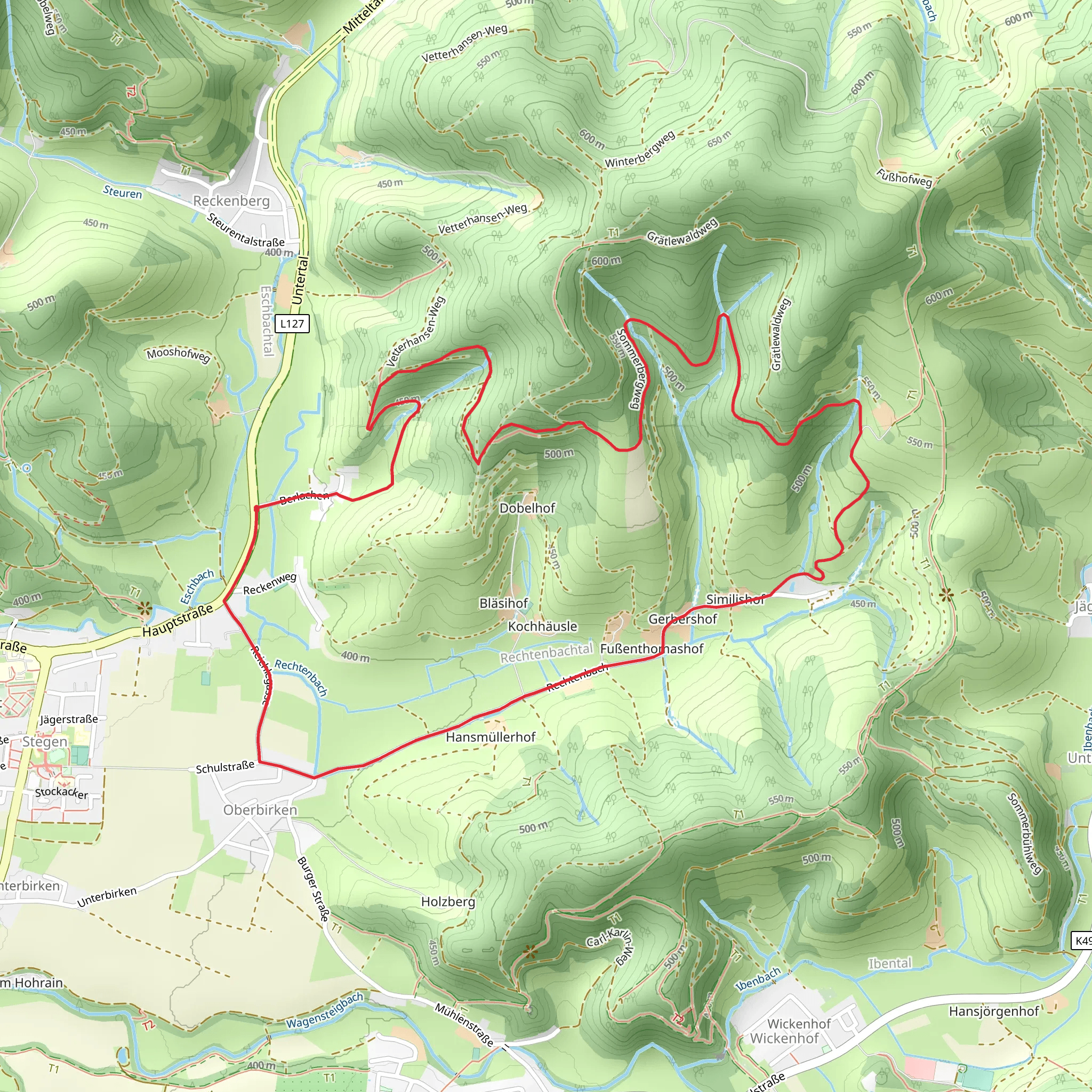 Rechtenbach and Kingeleberg mobile static map