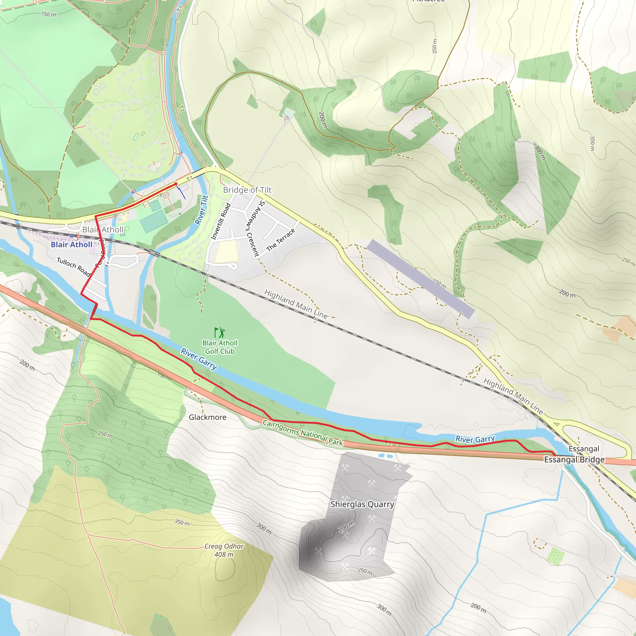 Salmon Trail mobile static map