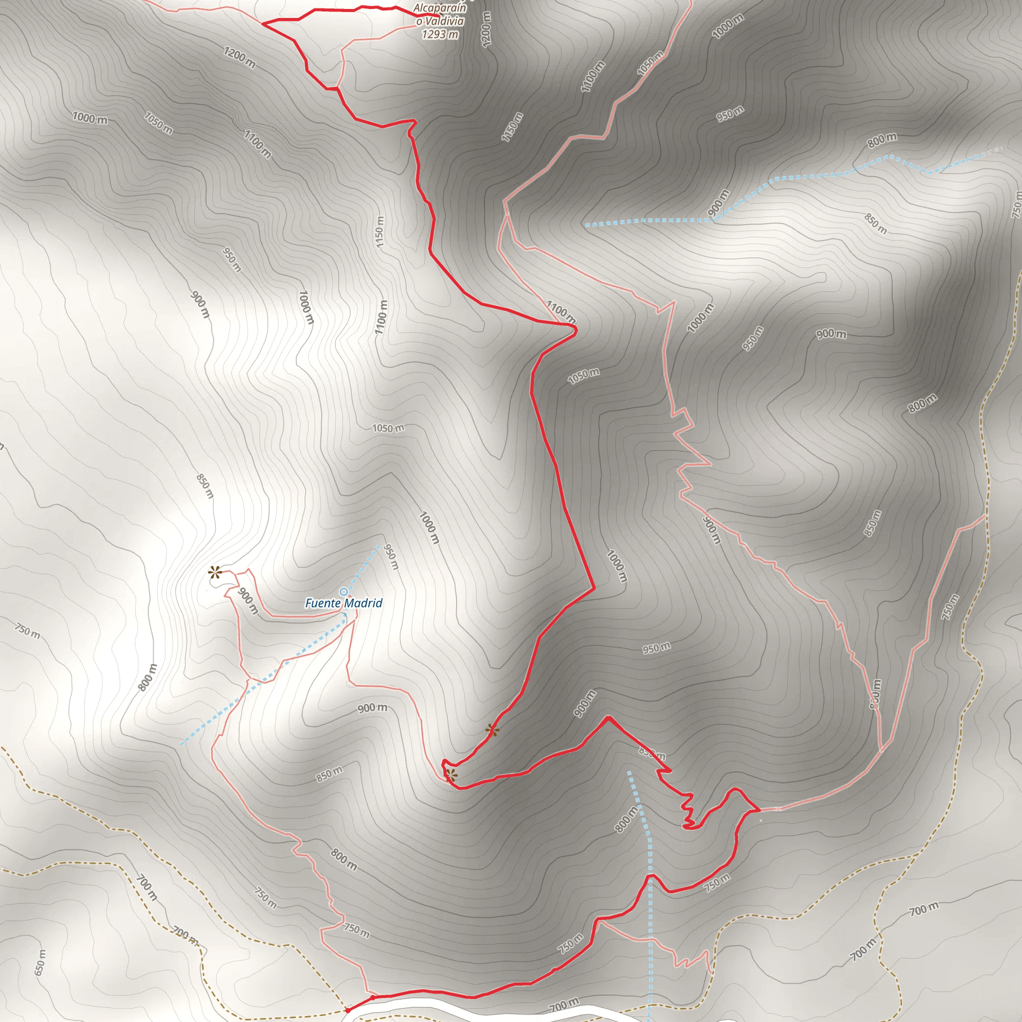 Puerto Martínez - Alcaparaín PR A 271 mobile static map