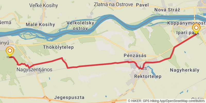 Sultans Trail stage 11 Map