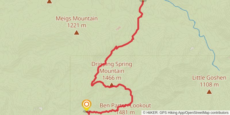 Jakes Creek and Lynn Camp Prong Trail stage 2 Map