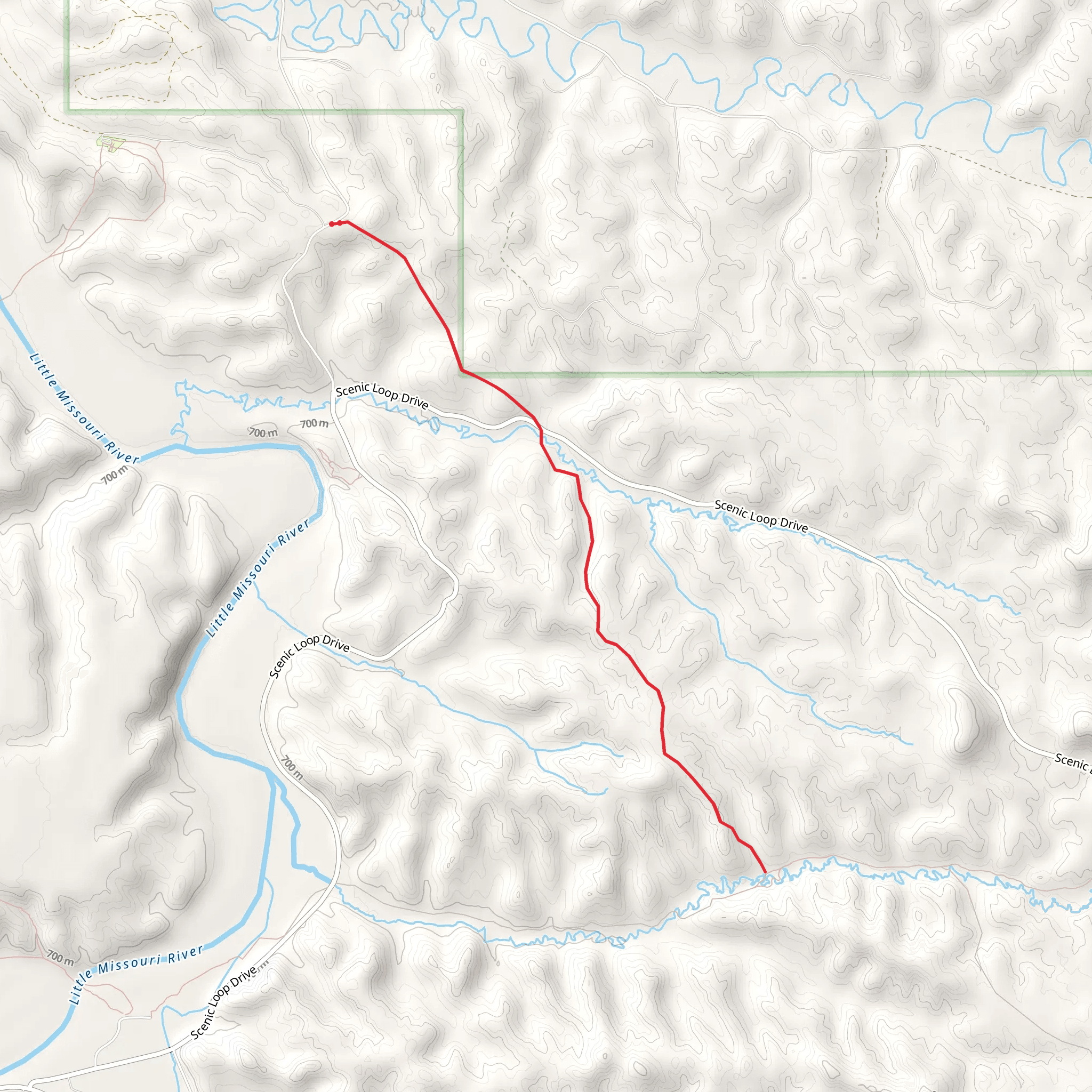 Roundup Trail mobile static map