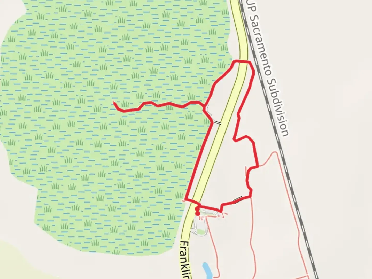 An image depicting the trail Wetlands Trail and Boardwalk Trail Loop and its surrounding area.