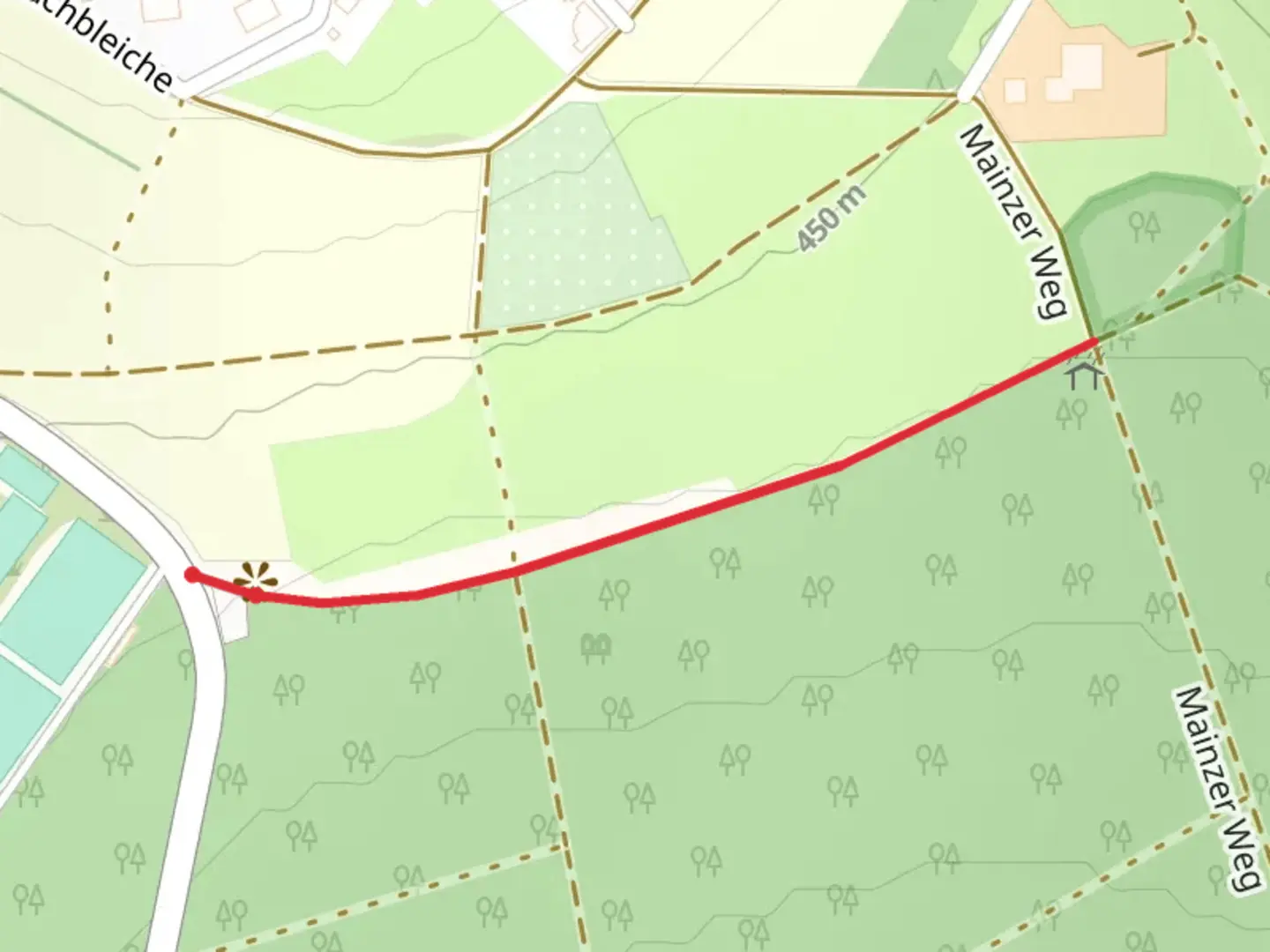 An image depicting the trail Eicheimische Singvoegel via Taunussteiner Runde and its surrounding area.