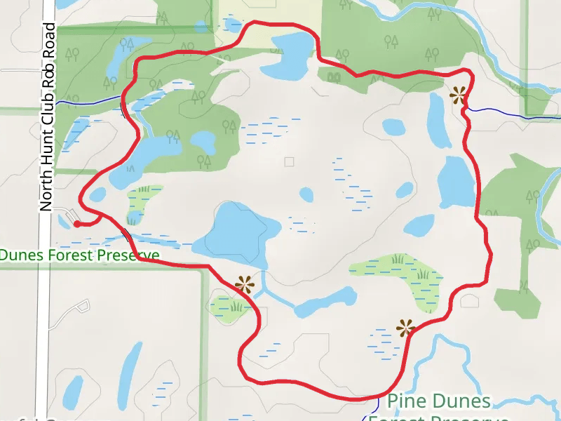 Pines Dunes Loop Path