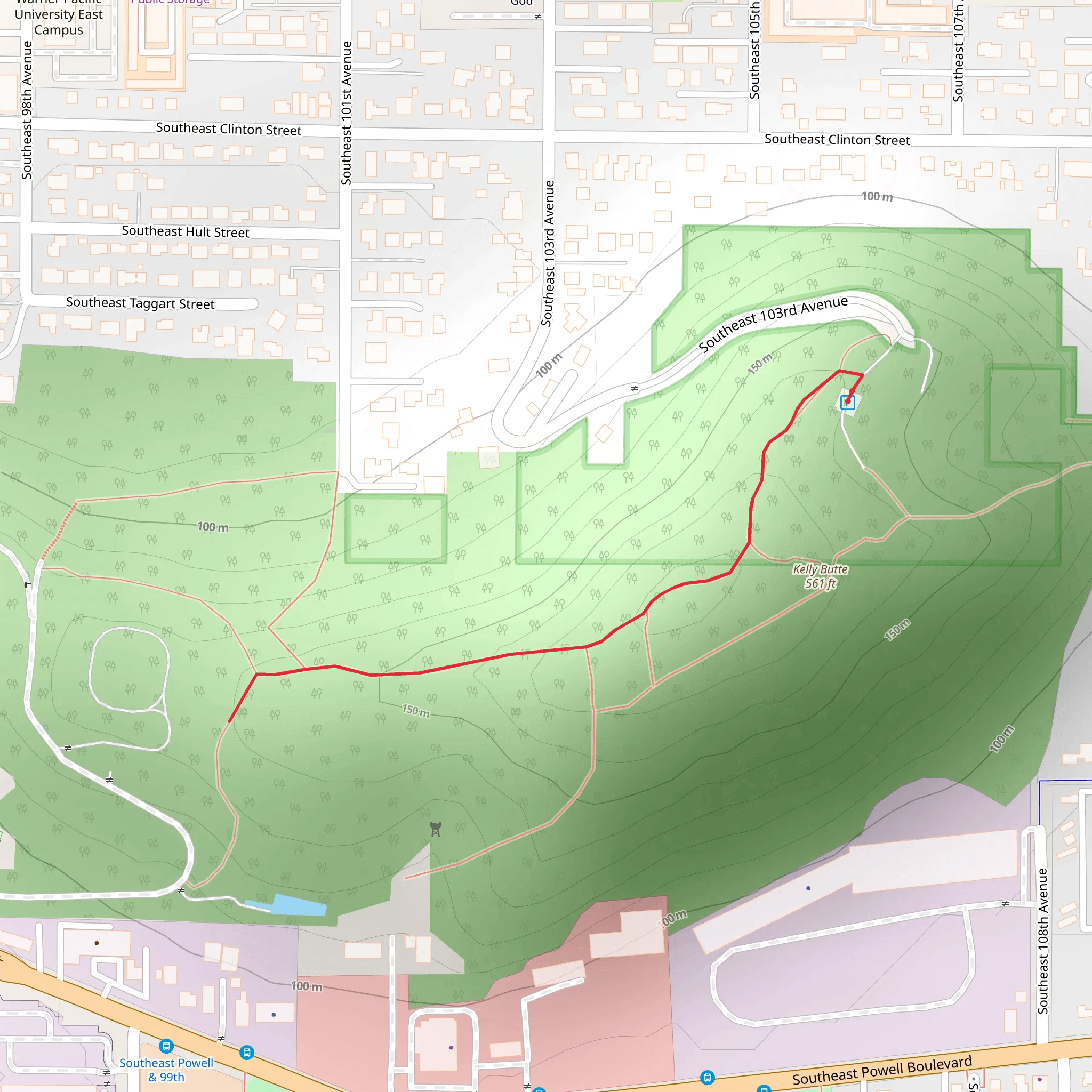 Southeast 103rd Avenue mobile static map