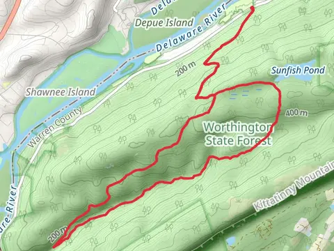 Douglas Trail and Dunnfield Creek Trail Loop