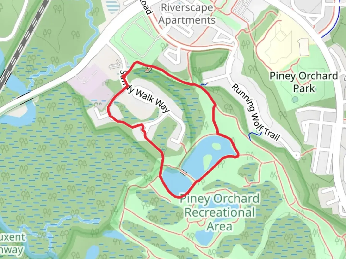 An image depicting the trail Duck Cove Pond Loop and its surrounding area.