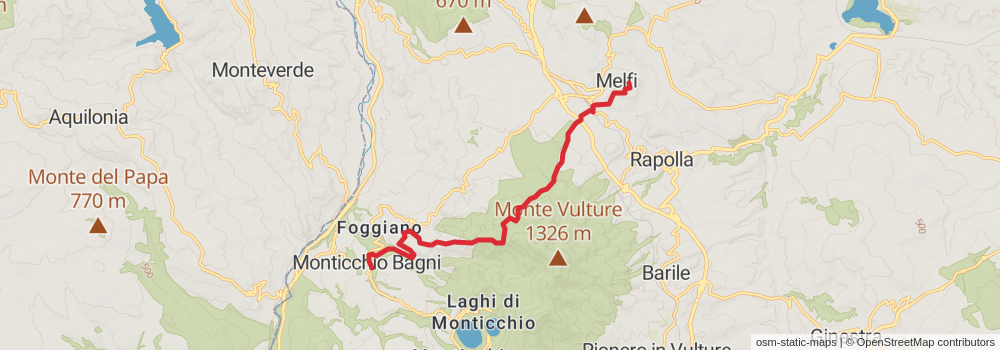 Sentiero Italia - Puglia Section stage 13 Map
