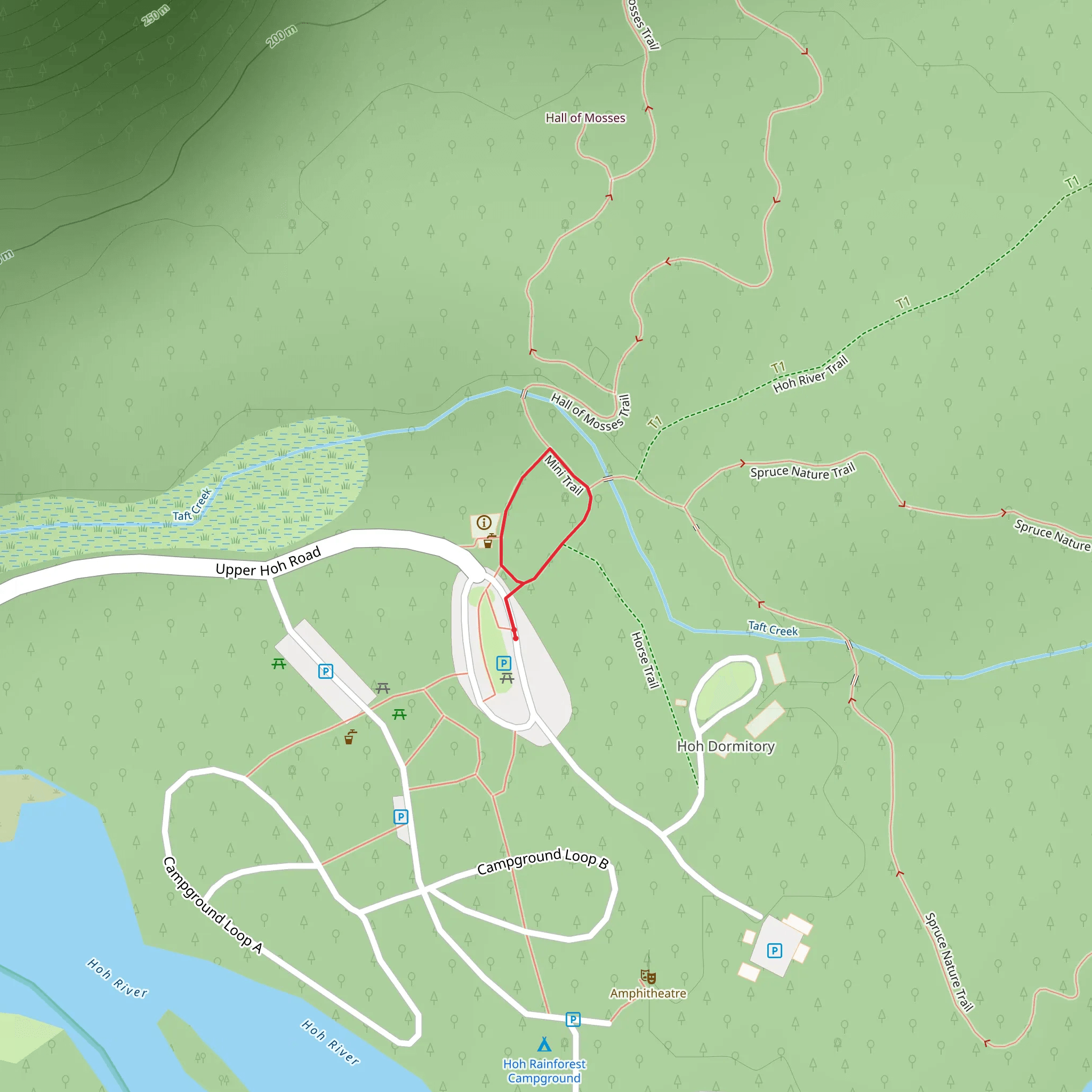 Mini Loop Trail mobile static map